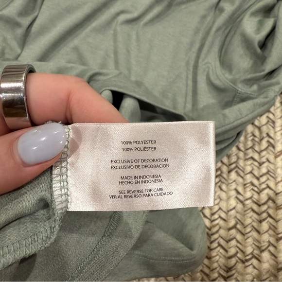 Eddie Bauer Green Pullover Hooded Long Sleeve - Picture 6 of 11